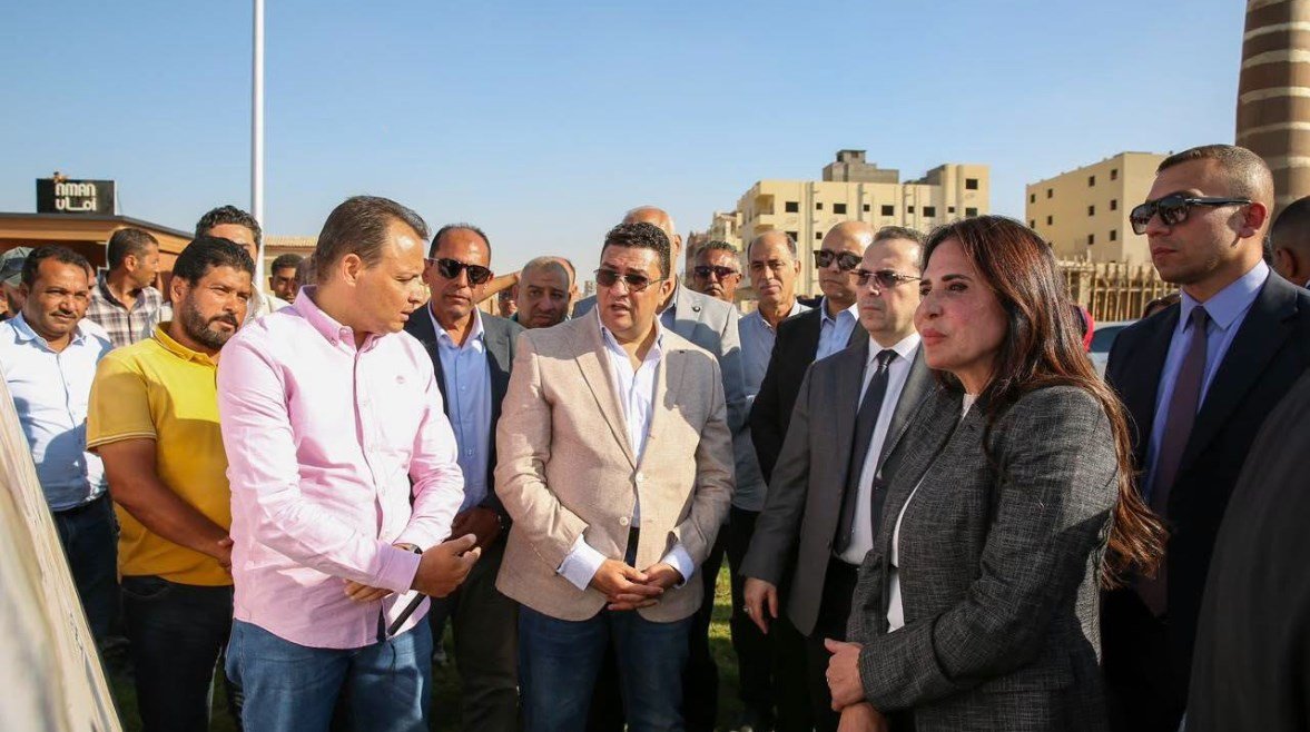 أعمال الطرق والمحاور في منطقة بيت الوطن بالقاهرة الجديدة