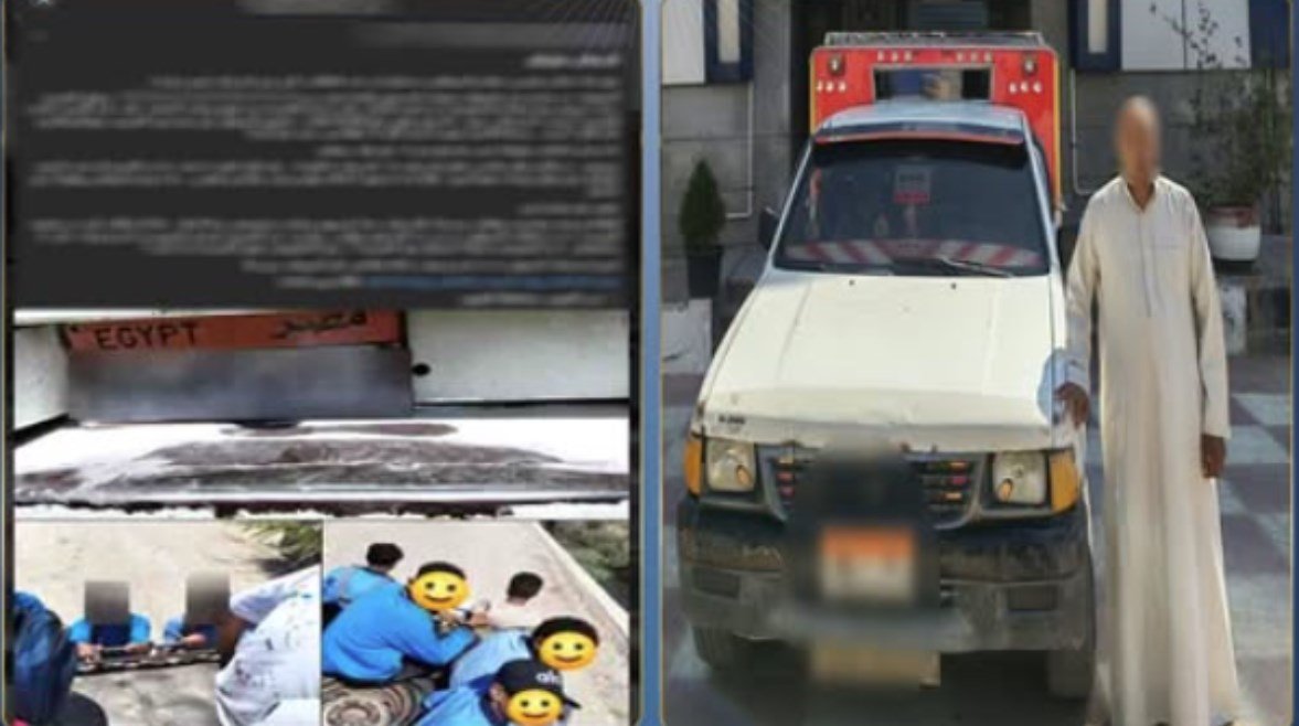 سيارة ربع نقل تم ضبطها في واقعة تحميل أطفال بالفيوم
