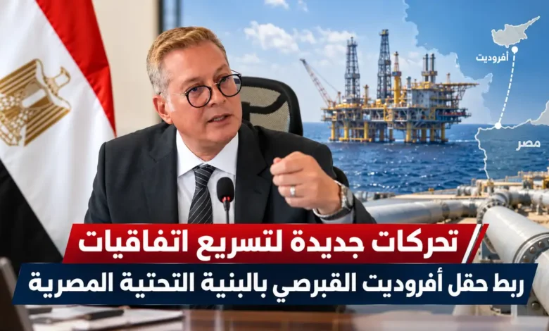 وزير البترول يبحث مع شيفرون تسريع ربط حقل أفروديت بمصر
