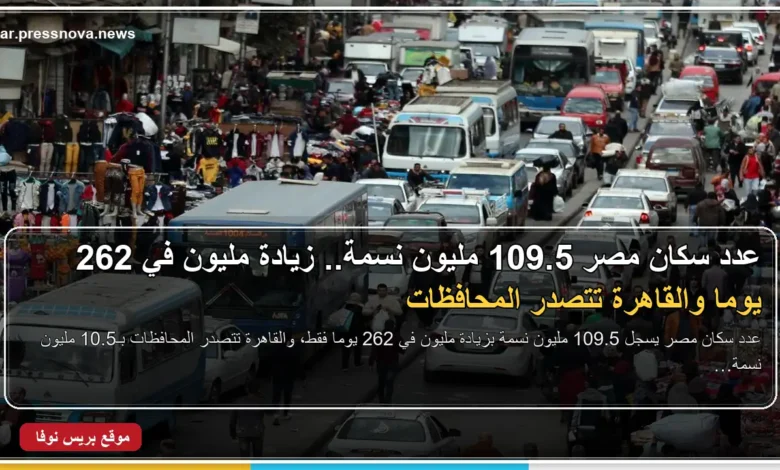 الساعة السكانية أعلى مبنى الجهاز المركزي للتعبئة العامة والإحصاء في مصر