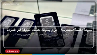 سبيكة فضة مغشوشة مصنوعة من النحاس
