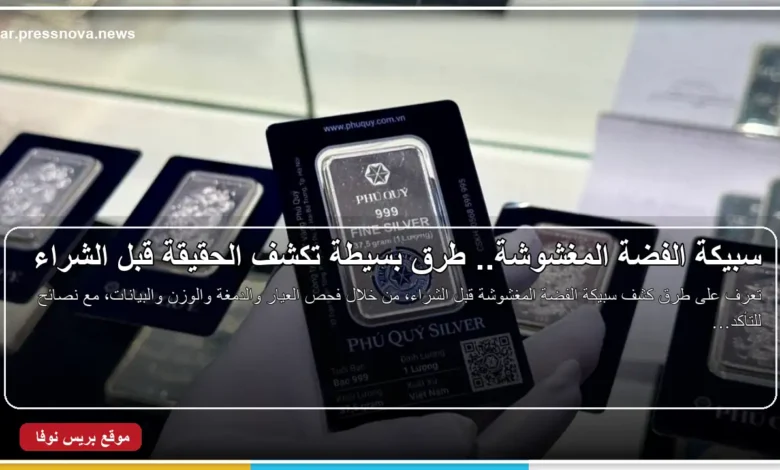 سبيكة فضة مغشوشة مصنوعة من النحاس