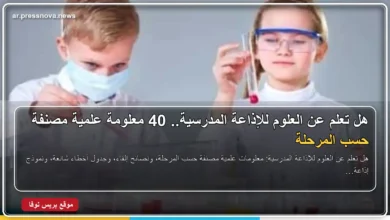 هل تعلم عن العلوم للإذاعة المدرسية مع طلاب يقدمون فقرة علمية