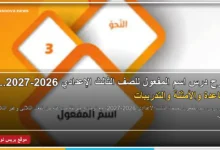 شرح درس اسم المفعول للصف الثالث الإعدادي 2026-2027