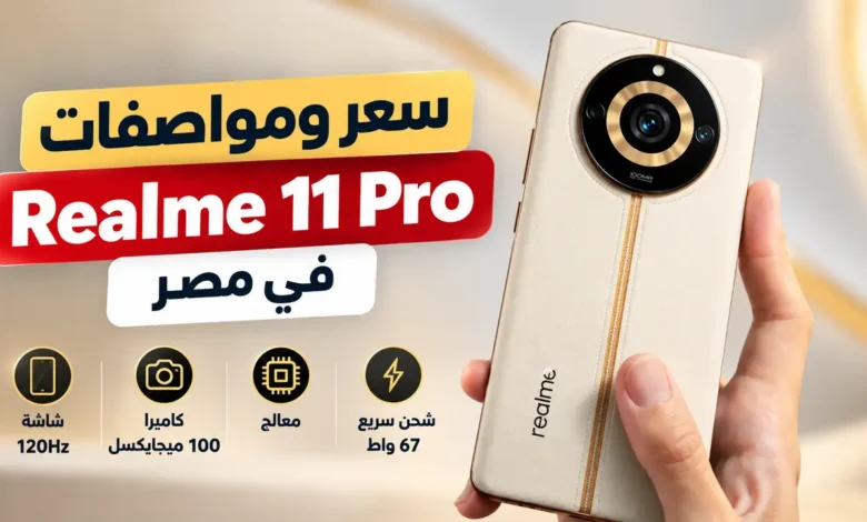 سعر ومواصفات هاتف Realme 11 Pro في مصر