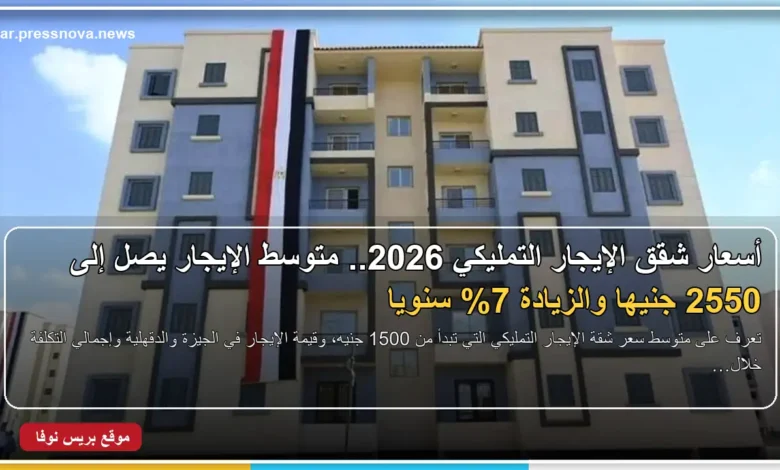 متوسط سعر شقق الإيجار التمليكي 2026